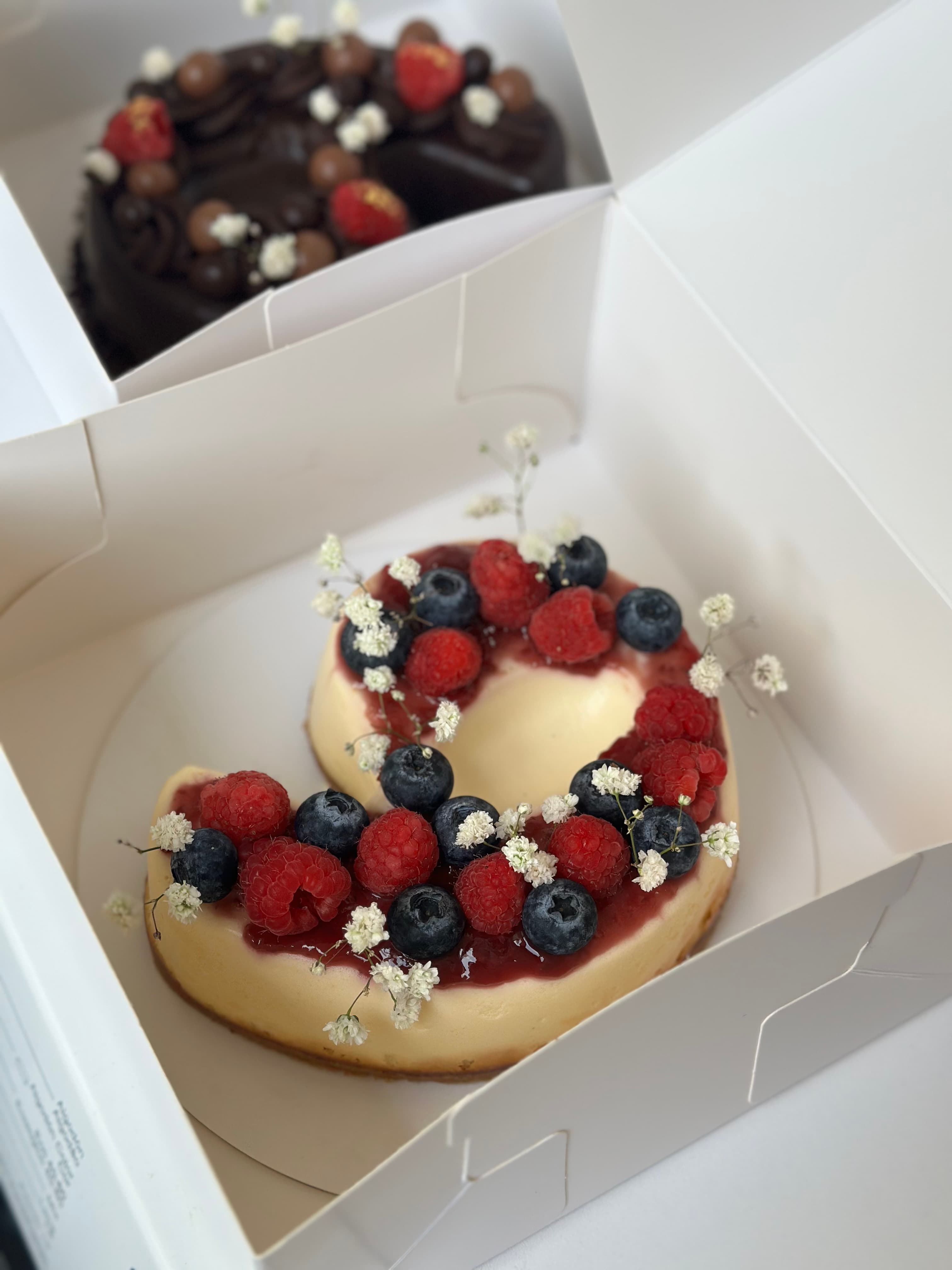 Cheesecake con frutos rojos